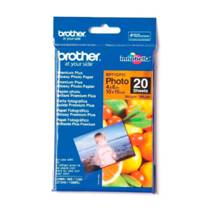 Papel Fotografico Brother BP71GP20, 4" x 6", 20 Hojas