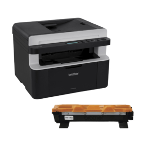 Impresora Multifuncional Brother DCP1617NW Laser Inalámbrica Blanco Y Negro + Toner Brother TN1060 Negro Bundle