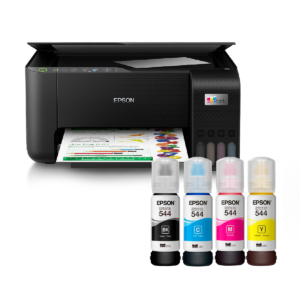 Impresora Multifuncional Epson Ecotank L3250 + Kit de tintas T544