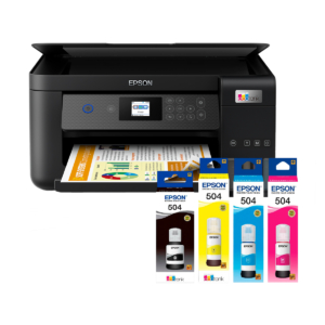 Impresora Multifuncional Epson Ecotank L4260 + Kit de tinta T504