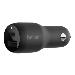 Cargador Dual Para Coche Belkin PPS 37W USB Tipo C y Tipo A