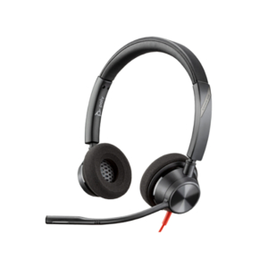 Diadema HP Poly Blackwire 3320 USB-C con Certificación Microsoft Teams + Adaptador USB-C/A