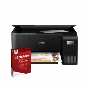 Impresora Multifuncional Epson L3210 + Antivirus McAfee Total Protection (10 Dispositivos) Bundle
