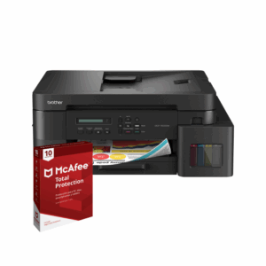 Impresora Multifuncional Brother DCP-T830DW + McAfee Total Protection (10 Dispositivos)Bundle