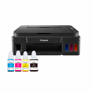 Impresora Multifuncional Canon PIXMA G2110 + Kit de 4 Tintas Originales Canon  GI-190   Bundle