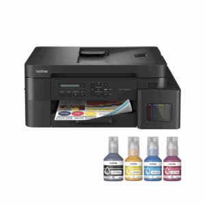 Impresora Multifuncional Brother DCP-T830DW InkBenefit Tank + Kit de 4 Tintas BTD100 Bundle
