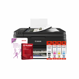 Impresora Multifuncional Canon PIXMA G4110 | Tanque de Tinta Recargable | Wi-Fi | USB + GI-190 +  + PAPEL + ANTIVIRUS