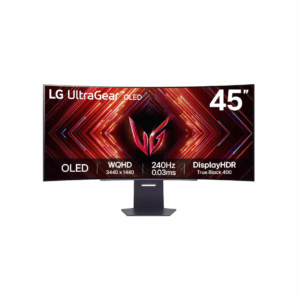 Monitor LG Gaming Curvo OLED UltraGear de 45” | 800R, DisplayHDR True Black 400, 240 Hz, 0.03 ms (GtG)