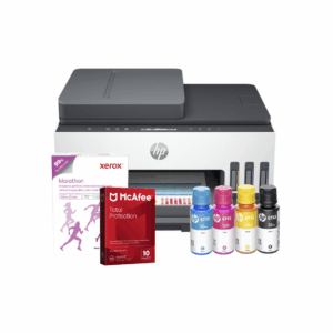 Impresora Multifuncional HP Smart Tank 750, Color, Inyección, Inalámbrico+ KIT TINTAS+PAPEL+ANTIVIRUS