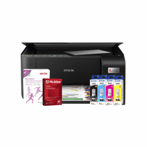 Impresora Multifuncional de Inyección de tinta Epson Ecotank L3250 WiFi + KIT DE TINTA T544 +  + PAPEL + ANTIVIRUS