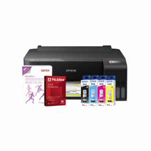 Impresora Epson Ecotank L1250, Color, Inyección, Tanque de Tinta, Inalámbrico, Print + KIT DE TINTA T544 + PAPEL + ANTIVIRUS