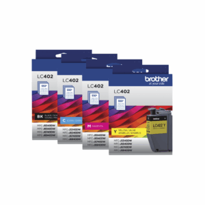 KIT 4 CARTUCHOS BROTHER LC402 LC402BK LC402CS LC402MS LC402YS