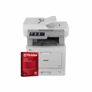Multifuncional Brother MFC-L9570CDW, Color, Láser, Inalámbrico, Print/Scan/Copy/Fax + Antivirus McAfee Total Protection VPN 1 Año Licencia Digital – 10 Dispositivos Bundle