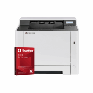 Impresora Kyocera Ecosys PA2100cwx, Color, Láser, Inalámbrico, Print + Antivirus McAfee Total Protection VPN 1 Año Licencia Digital – 10 Dispositivos BUNDLE