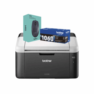 Impresora Brother HL-1212W Laser Monocromática WiFi USB + Tóner Brother TN1060 + Mouse Alámbrico Logitech M90
