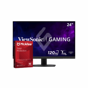 KIT MONITOR GAMER VIEWSONIC VX2416A 24"  1MS 120HZ IPS + ANTIVIRUS