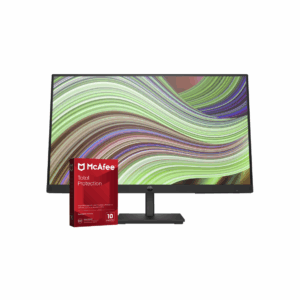 Monitor HP P24V G5 23.8" FHD 1920X1080 HDMI VGA + Antivirus McAfee Total Protection VPN 1 Año Licencia Digital – 10 Dispositivos